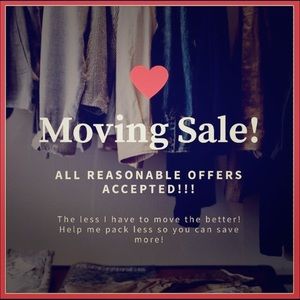 MOVING SALE THROUGH NOVEMBER!